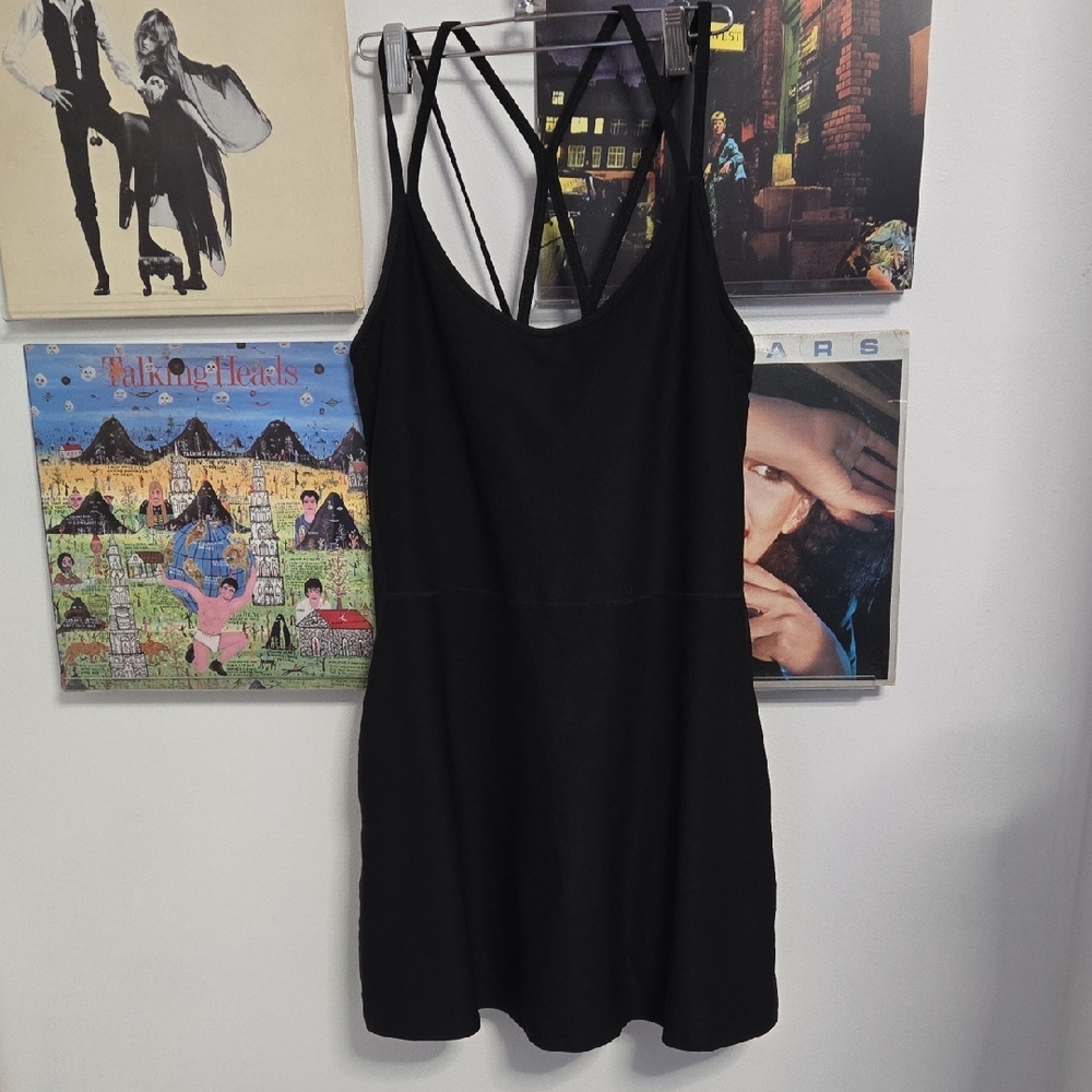 Old Navy Black Strappy Tank Dress